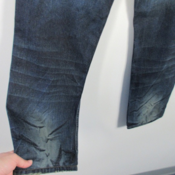 Armani Exchange Distressed Jeans Made in USA Denim Blue Mens Size 31 Short 764 - Picture 9 of 13